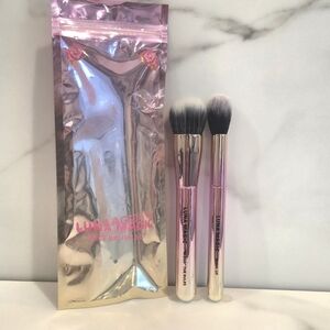 LUNA MAGIC 2 Piece Chrome Brush Set In Glow Up & Blend The Rules NEW IN PACKAGE